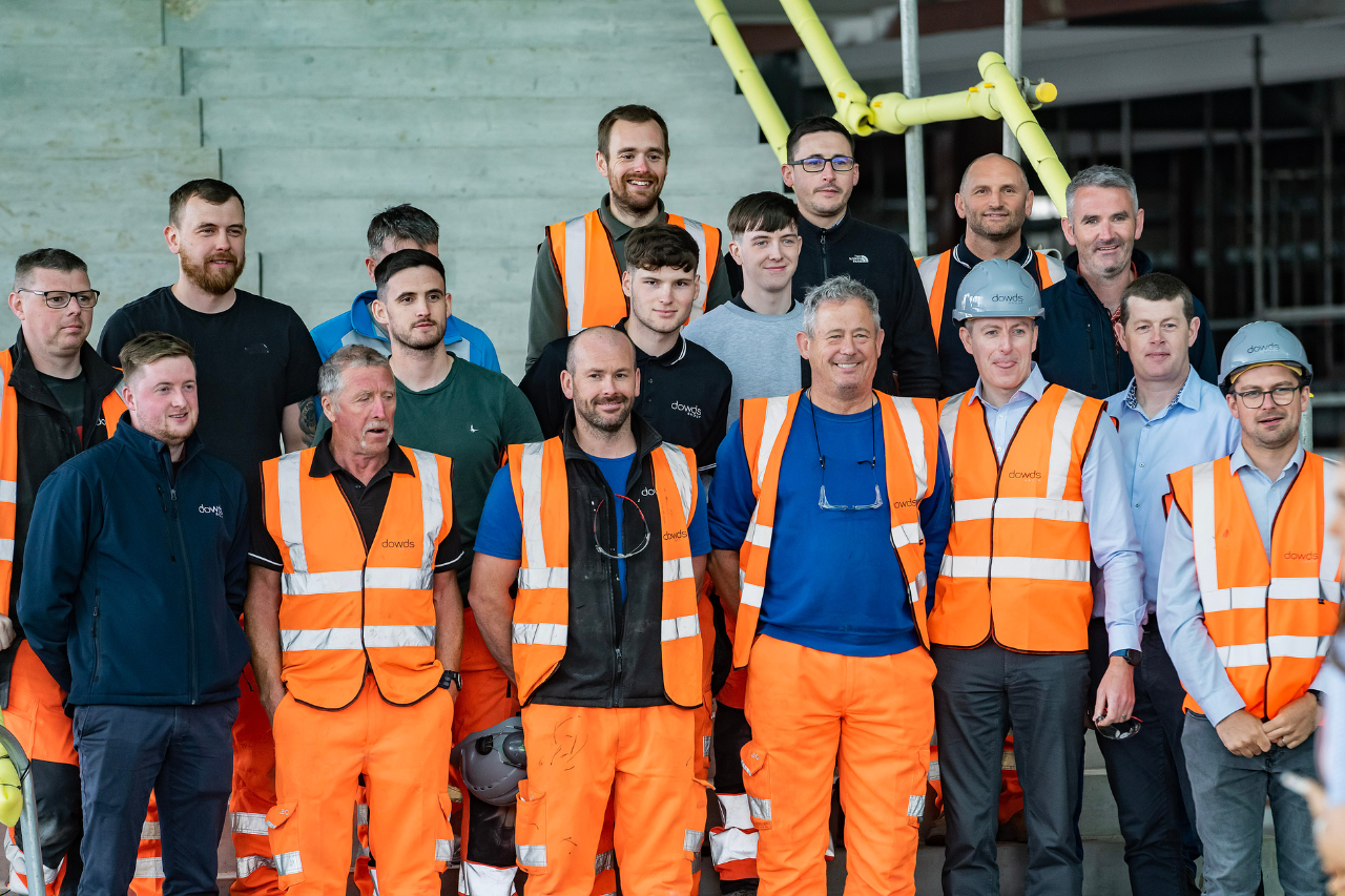 Belfast Grand Central Station, Topping Out Celebration