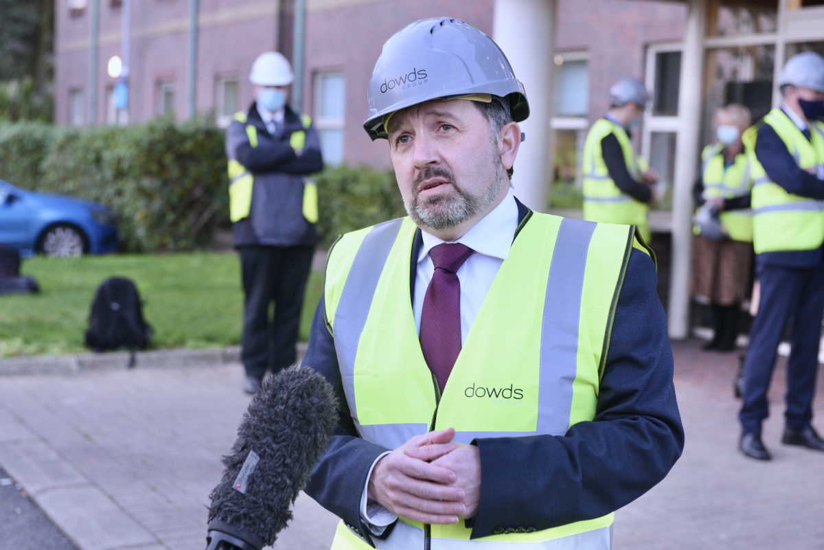 Robin Swann Officially Opens The Nightingale Hospital